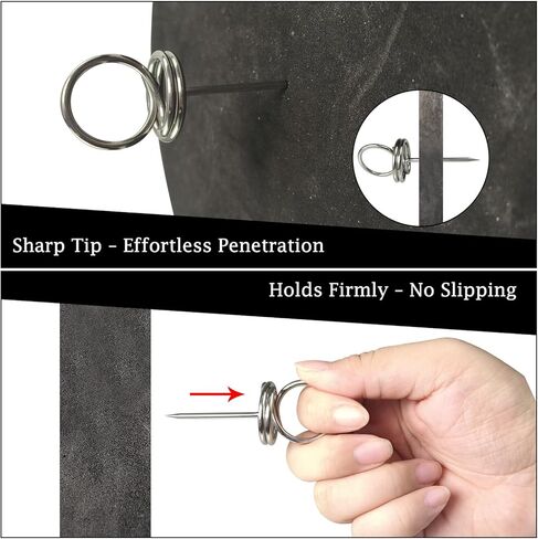 THREE ARCHERS Archery Target Pins 304 Stainless Steel –Universal Fit for EVA Foam/XPE/BagTargets-Target Pins with Ergonomic Finger Loop in Saudi Arabia