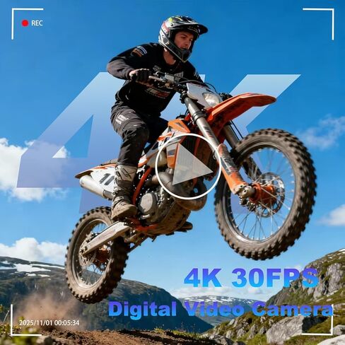 4K Digital Camera for Photography, Autofocus Vlogging Camera for YouTube with WiFi, Point and Shoot Camera for Beginners Teens and Travel (Standard Style) in Saudi Arabia