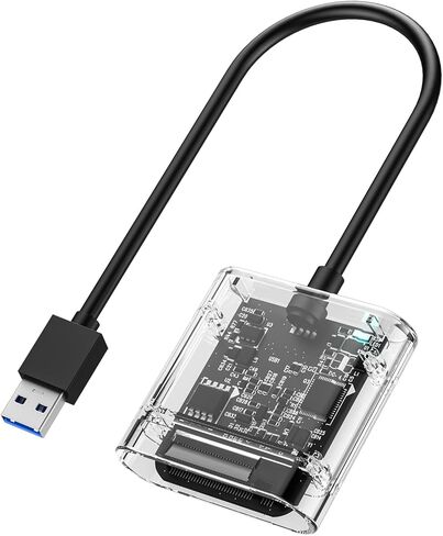 MAIWO M.2 SATA SSD Enclosure for B+M Key, USB3.0 to SATA Adapter, 5Gbps M.2 SATA Reader, High-Strength ABS, K1715S in Saudi Arabia