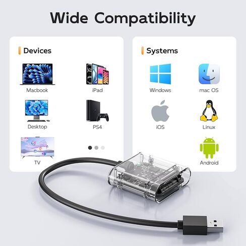 MAIWO M.2 SATA SSD Enclosure for B+M Key, USB3.0 to SATA Adapter, 5Gbps M.2 SATA Reader, High-Strength ABS, K1715S in Saudi Arabia