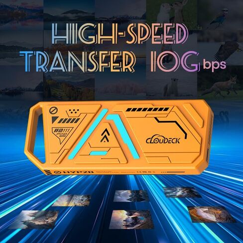 حاوية SSD، USB C خارجي، محول/قارئ M.2 NVMe إلى USB بسرعة 10 جيجابت في الثانية يدعم مفاتيح M وB&M ومحركات أقراص SSD بحجم 2242/2260/2280 in Kuwait