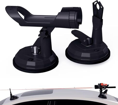 SnapMount S - Suction Cup Fishing Rod Holder for Car - Roof Rack Mount for SUV, Cars & Trucks - Fishing Pole & Fly Rod Holder for Car in Saudi Arabia
