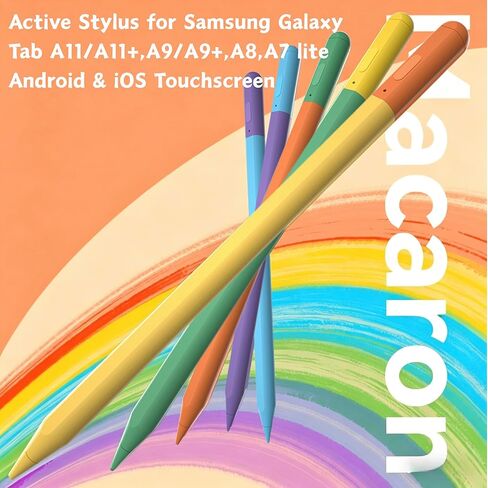 Active Pen for Samsung Galaxy Tab A11, A11+, A9, A9+, A8, A7 Lite, Capacitive Stylus for Samsung Tablet Android Touchscreens, High Precision Digital Pen with 4X Tips/Nibs (Purple) in Saudi Arabia