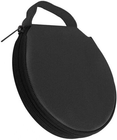 CD Case, 20 Capacity DVD Waterproof and Scratch-resistant Protective Storage Bag with Handle, Round Thickened Oxford Cloth Portable Zipper Disc Bag, for Most Cars Trucks Home (Pink) in Saudi Arabia