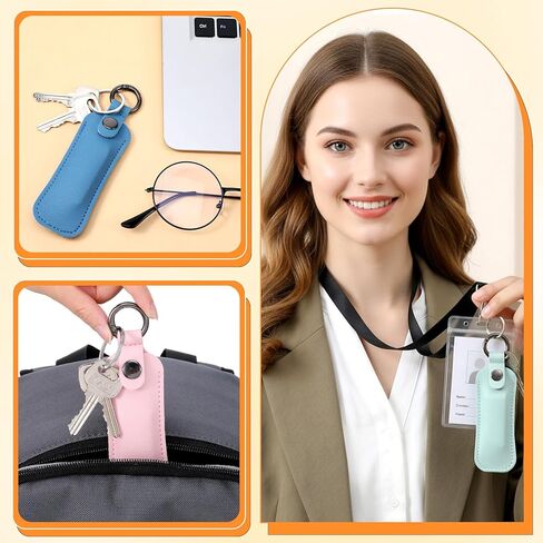 4Pcs Flash Drive Storage, Leather USB Flash Drive Case, Anti Lost Small Protective Case Cover with Keychain, Pen Drive Protective Cover, Memory Stick Case for USB Flash Drive/Card Reader in Saudi Arabia