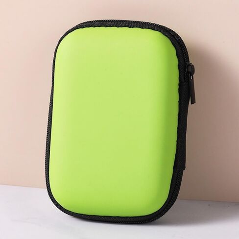 Mini Portable Travel Cable Storage Bag, Compact Zipper Electronic Organizer Pouch with Mesh Pocket, Small Tech Accessory Case for Chargers USB Cords, Sapphire Blue in Saudi Arabia