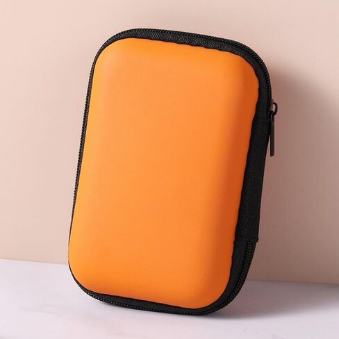 Mini Portable Travel Cable Storage Bag, Compact Zipper Electronic Organizer Pouch with Mesh Pocket, Small Tech Accessory Case for Chargers USB Cords, Sapphire Blue in Saudi Arabia