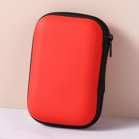 Mini Portable Travel Cable Storage Bag, Compact Zipper Electronic Organizer Pouch with Mesh Pocket, Small Tech Accessory Case for Chargers USB Cords, Sapphire Blue in Saudi Arabia