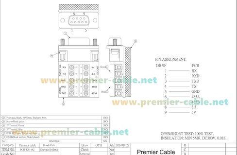 كابل محول تسلسلي 3 في 1 USB 2.0 إلى DB9 RS232 RS485 TTL 3.3 فولت 5 فولت مع شريحة FTDI FT231XS D-Sub 9Pin إلى محول كتلة طرفية منفذ COM لنظام التشغيل Windows وLinux وAndroid وMacOS (1M/3.28FT) in Kuwait