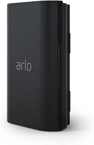 بطارية جرس باب فيديو قابلة لإعادة الشحن من Arlo - ملحق معتمد من Arlo - تعمل مع جرس باب فيديو Arlo Essential الخالي من الأسلاك، بطارية احتياطية، سهلة التركيب، أسود - VMA2400 (متجدد) in Saudi Arabia