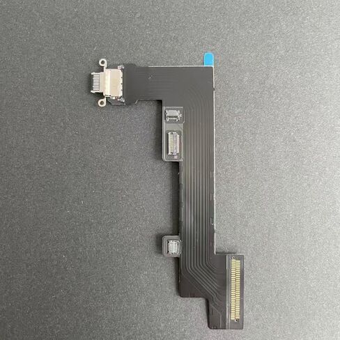 موصل Dedyel Dock متوافق مع iPad Air 4 الجيل الرابع 2020 A2316 / iPad Air 5 الجيل الخامس 2022 A2588 كابل مرن لتجميع منفذ الشحن 10.9 بوصة (أسود، إصدار خلوي) in Kuwait