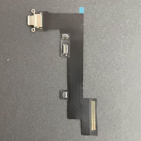 موصل Dedyel Dock متوافق مع iPad Air 4 الجيل الرابع 2020 A2316 / iPad Air 5 الجيل الخامس 2022 A2588 كابل مرن لتجميع منفذ الشحن 10.9 بوصة (أسود، إصدار خلوي) in Kuwait