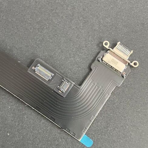 موصل Dedyel Dock متوافق مع iPad Air 4 الجيل الرابع 2020 A2316 / iPad Air 5 الجيل الخامس 2022 A2588 كابل مرن لتجميع منفذ الشحن 10.9 بوصة (أسود، إصدار خلوي) in Kuwait