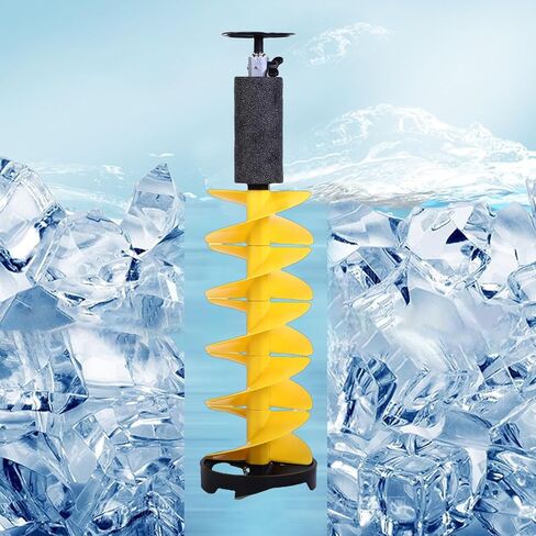 Alomejor Drill Adapter, Electric Ice Fishing Auger with Reinforced Nylon and Carbide Steel for Smooth Drilling in Thick Ice Layers in Saudi Arabia