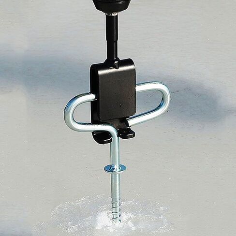 hejhncii Ice Anchors Tool Augers Fishing Anchors Tool Power Drives Drill Adapter for Setting Up Fishing Shelter Tent Screw Driver in Saudi Arabia