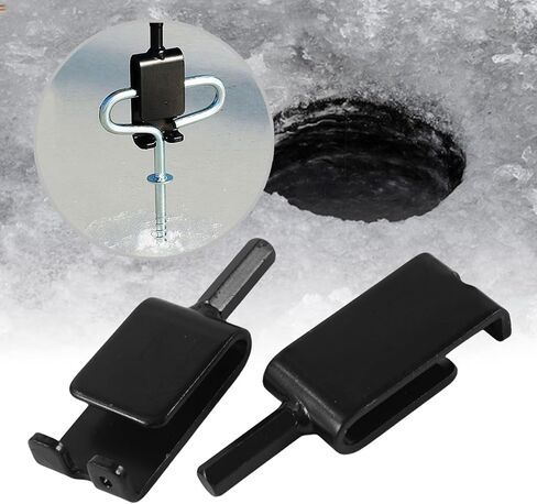hejhncii Ice Anchors Tool Augers Fishing Anchors Tool Power Drives Drill Adapter for Setting Up Fishing Shelter Tent Screw Driver in Saudi Arabia