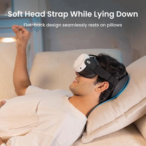 حزام رأس K4 Flex Comfort Lite من KIWI، ملحقات سماعة رأس VR لـ Meta Quest 3 وV3 Face Pad in Saudi Arabia