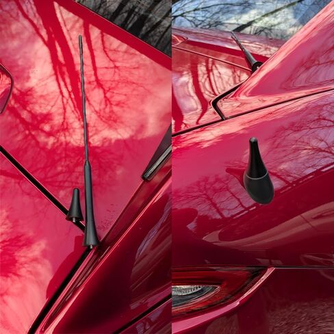 Short Antenna Compatible with Mazda MX-5 Miata NC & ND 2006–2026 – 1.9 inches, CNC 6061 Aluminum, Weather-Resistant, Low-Profile, Easy to Install, ND Accessories in Saudi Arabia