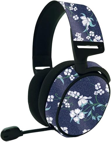 غلاف MightySkins اللامع المتوافق مع SteelSeries Arctis 9 - فريزيا بيضاء | لمسة نهائية لامعة واقية ومتينة شديدة اللمعان | سهل التطبيق وتغيير الأنماط | صنع في الولايات المتحدة الأمريكية in Saudi Arabia