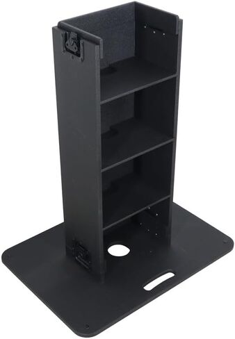 Prox XZF-DJCTBL Control Tower DJ Podium for Pioneer DDJ-REV7 XDJ-XZ DDJ-1000 Rane One - Black Finish in Saudi Arabia