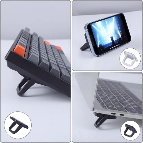 4 Pcs Keyboard Stands, Small Laptop Stand for Desktop Laptop Riser Compatible with MacBook Air/Pro, Lenovo, HP, Dell More in Saudi Arabia