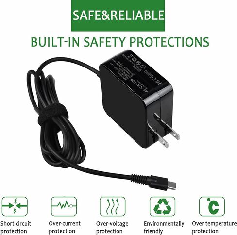 شاحن محول تيار متردد USB من النوع C بقدرة 45 وات لسلك إمداد الطاقة 1HE08AA#ABA TPN-AA03 in Saudi Arabia
