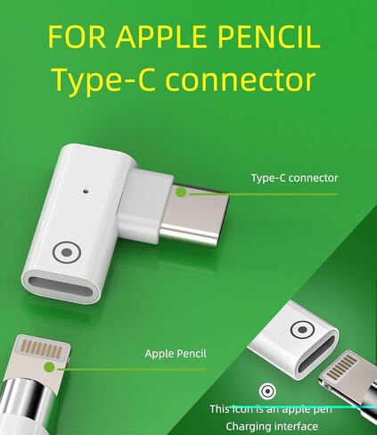 Lightning to USB C Adapter for Apple Pencil for Iphone Generation Charger 1st for Ipad (2Pack) Adaptor Clearance Conector 10th Type C Male Adapeter Convert Port Adaptador Mfi Certified Lighting Female in Saudi Arabia