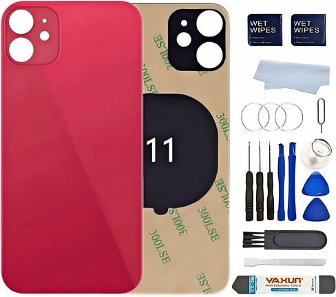 Back Glass Replacement for iPhone 11 Back Cover with Pre-Installed 3M Tape +Tools (iPhone 11 Green) in Kuwait