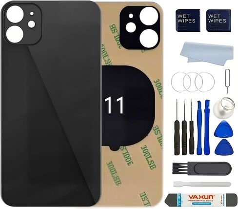 Back Glass Replacement for iPhone 11 Back Cover with Pre-Installed 3M Tape +Tools (iPhone 11 Green) in Kuwait