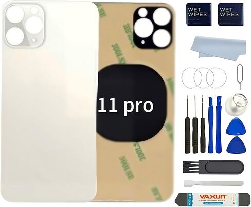 Back Glass Replacement for iPhone 11 Back Cover with Pre-Installed 3M Tape +Tools (iPhone 11 Green) in Kuwait