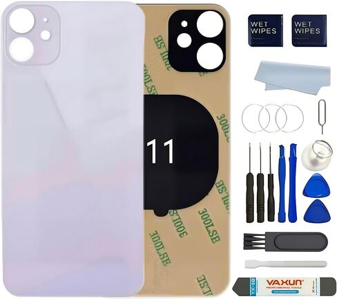 Back Glass Replacement for iPhone 11 Back Cover with Pre-Installed 3M Tape +Tools (iPhone 11 Green) in Kuwait