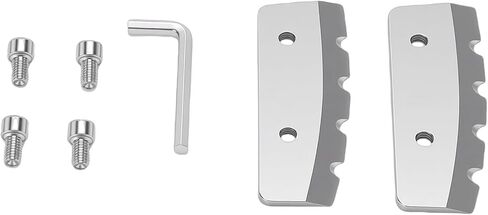 Garosa 6 Inch Ice Auger Blades, 2 Pack Hard Alloy Replacement Blades with Bolts and Nuts, for Ion Manual and Electric Augers in Saudi Arabia