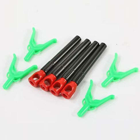 4X Tent Pegs Ice Fishing Shelter Nails Ice Spiral Auger Screws Fishing Rod Holder Threaded for Outdoor Accessories in Kuwait