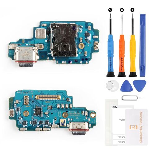[إصدار الولايات المتحدة] بديل كابل مرن لمنفذ شحن USB من النوع C لهاتف Samsung Galaxy S22 Ultra مع أدوات - متوافق مع SM-S908U SM-S908 جميع الموديلات (مجموعة إصلاح لوحة موصل القاعدة) in Saudi Arabia
