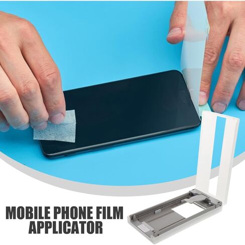SEWACC Mobile Screen Film Installation Tool for Matepro Screen Protector Applicator with Dust Chamber Design Bubble Precise Film Application for Beginners and Professionals in Saudi Arabia