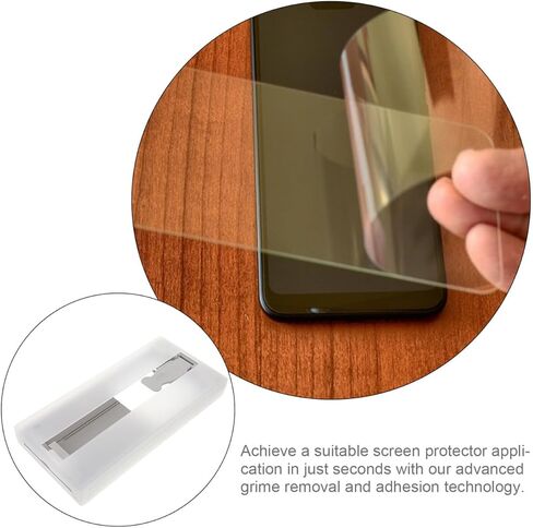 SEWACC Mobile Screen Film Installation Tool for Matepro Screen Protector Applicator with Dust Chamber Design Bubble Precise Film Application for Beginners and Professionals in Saudi Arabia