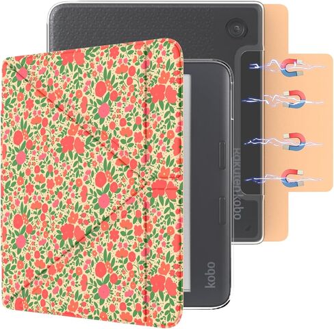 E NET-CASE Detachable Magnetic Case for 7" Kobo Libra 2 (2021) eReader, Ultra Clear Back Scratch-Proof Light丨Easy to Detach & Attach丨Auto Sleep/Wake in Saudi Arabia