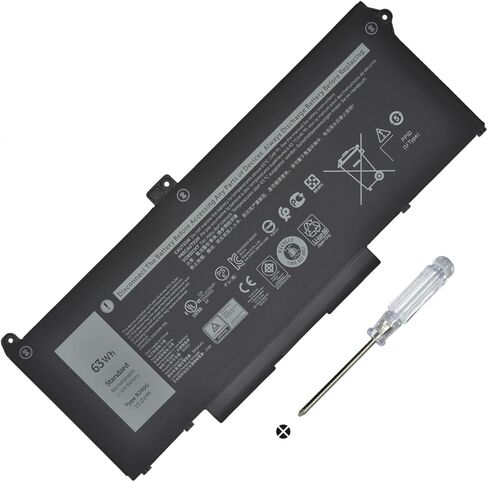 RJ40G 63Wh Laptop Battery for Dell Latitude 14 5420 Latitude 15 5520 Precision 15 3560 F3T9T Series P137G P137G001 P104F P104F001 P104F002 M033W 01K2CF 075X16 WY9DX 0WK3F1 0M3KCN 005R42 15.2V 3941mAh in Saudi Arabia
