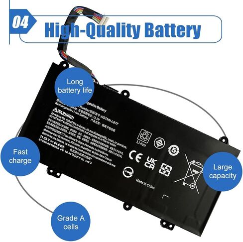 61.6Wh SG03XL 849048-421 849314-850 Laptop Battery for HP Envy M7 17T-U100 Series M7-U109DX M7-U009DX 17-U011NR W2K87UA 17-U110NR W289UA 17-U275CL 17-U177CL 849315-856 W2K88UA W2K86UA 6 Cells in Saudi Arabia
