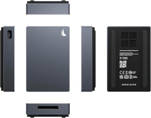 Angelbird Performance Card Reader CFexpress B - for CFexpress Type B Memory Cards - Fast Data Transfer up to 40 Gb/s, Direct-from-Card Editing in Saudi Arabia
