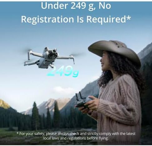 DJI Mini 4 Pro Drone Fly More Combo Plus مع حزمة تحكم RC 2 | كاميرا 4K HDR استشعار العوائق شاملة الاتجاهات | زمن الرحلة 52 دقيقة (CP.MA.00000740.01) + حقيبة ظهر + بطاقة سعة 64 جيجابايت + المزيد in Kuwait
