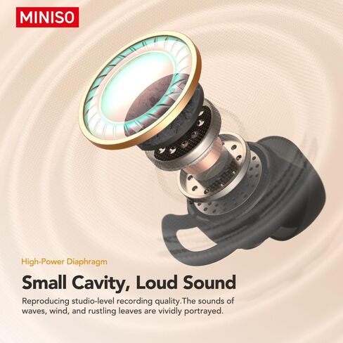 MINISO MS217 Sleep Earbuds, Mini in-Ear Design for Side Sleepers, Real-Time AI Translation, 165 Languages & 8Translation Mode, Clear Calls and Music, Bluetooth 6.0, Ideal for Sleep/Work.Pink in Saudi Arabia