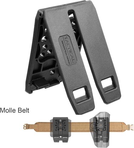 Tactical Scorpion Gear Polymer Modular MOLLE Adapter for Gun Holsters and Magazine Pouches Black in Saudi Arabia