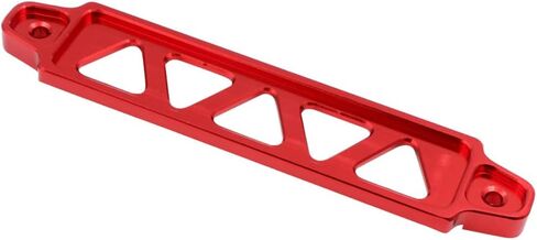 Riloer Car Battery Hold Down Bracket Kit, Car Battery Fixing Mount Bracket, Aluminum Car Battery Holder (Screw Hole Diameter: 19cm/7.4inches) - Red in Saudi Arabia