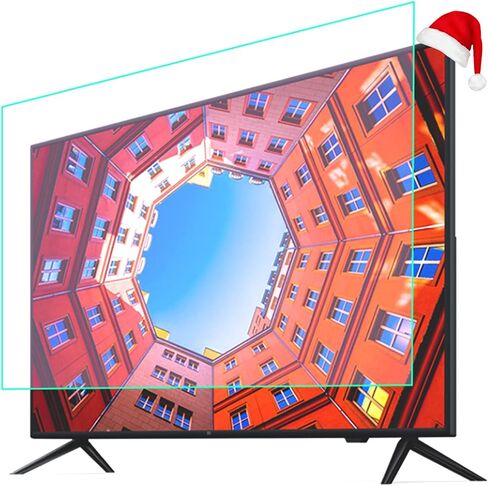 Anti Glare Tv Screen Protector for 55 Inch, Anti Blue Light Screen Protector, Filter Shielding UV and Radiation Monitor Filter,55in 48.07inx27.12in in Saudi Arabia
