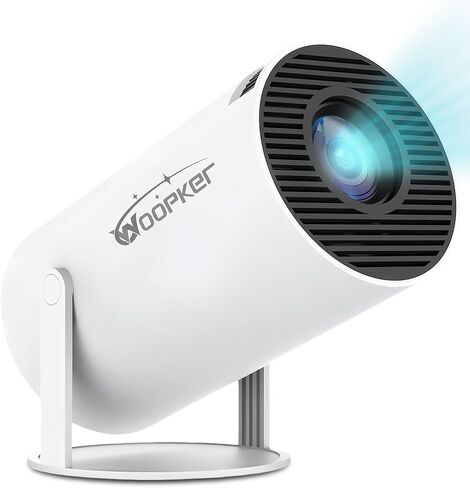 2025 Upgraded HY300PRO Mini Projector with WiFi and Bluetooth,Portable Projector 4K Support,180 Degree Rotation,Auto Keystone Correction,Android 11,Smart Proyector for Outdoor, Bedroom,Game & Business in Saudi Arabia