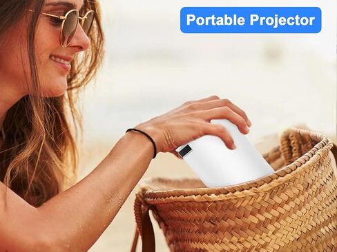 2025 Upgraded HY300PRO Mini Projector with WiFi and Bluetooth,Portable Projector 4K Support,180 Degree Rotation,Auto Keystone Correction,Android 11,Smart Proyector for Outdoor, Bedroom,Game & Business in Saudi Arabia