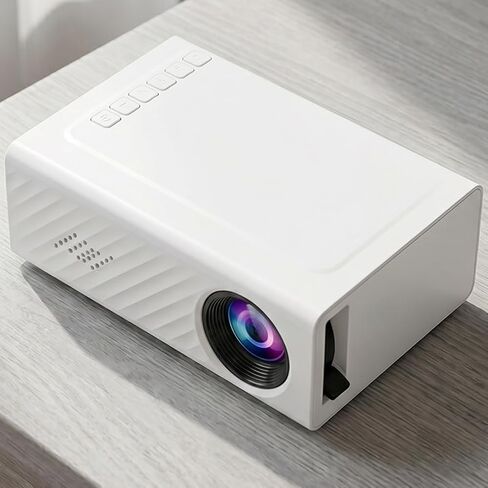 M1S Mini Projector, Portable Home Theater Projector, Mini Tv, USB Powered Small Movie Projector for Home Entertainment, (White, US standard) in Saudi Arabia