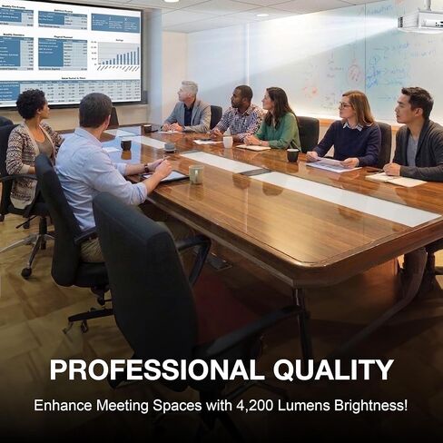 Optoma W405LVe - WXGA، 4200 ANSI Lumens، مكبر صوت مدمج 10 وات، HDMI + VGA، طاقة USB لعصا البث، جهاز عرض محمول للأعمال والفصول الدراسية in Kuwait