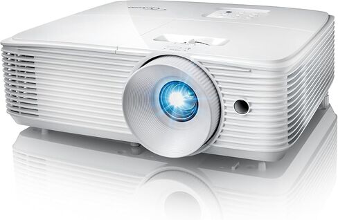 Optoma W405LVe - WXGA، 4200 ANSI Lumens، مكبر صوت مدمج 10 وات، HDMI + VGA، طاقة USB لعصا البث، جهاز عرض محمول للأعمال والفصول الدراسية in Kuwait